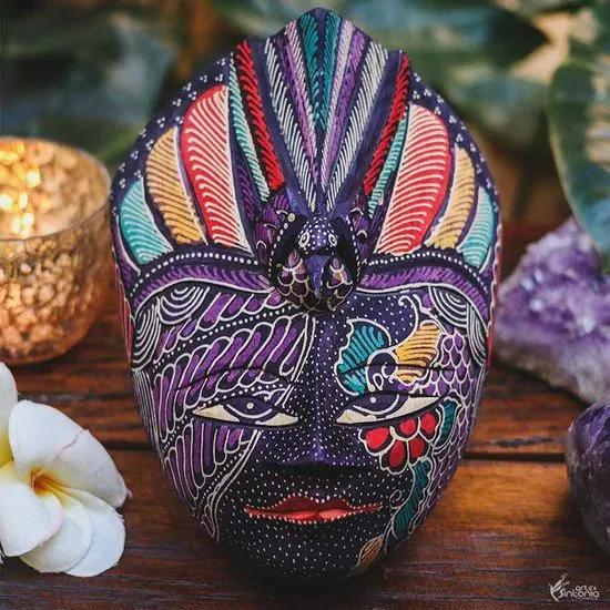 Máscara Decorativa Batik - Bali