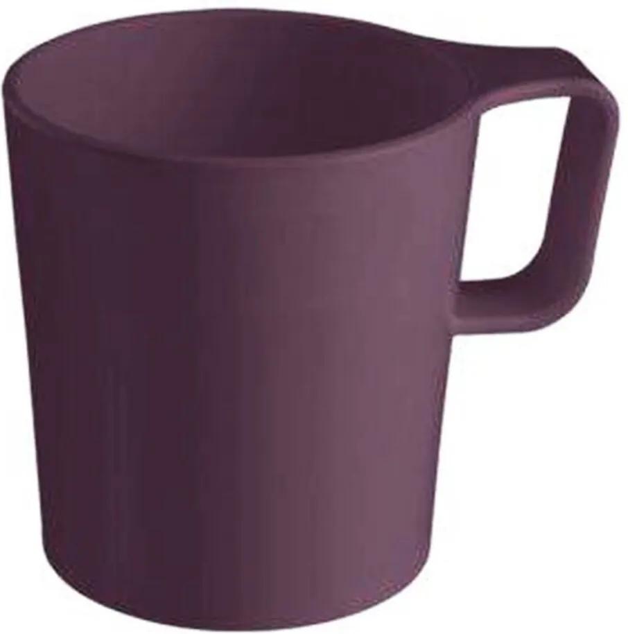 Caneca Empilhável Casual 250 ml Roxo Púrpura Coza