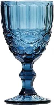 Taças de Água de Vidro Azul 6 peças