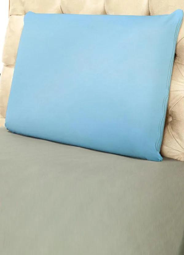Capa de Travesseiro Azul 1 Peça