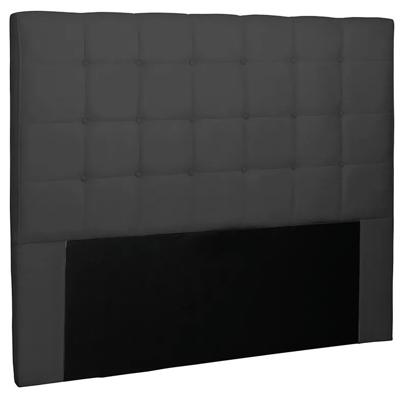 Cabeceira Verona Para Cama Box Queen 160 cm Suede - D'Rossi - Preto