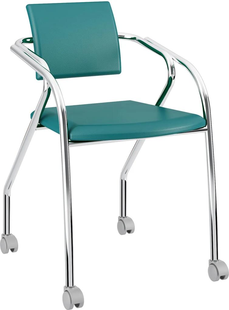 Cadeira 1713 Caixa Com 1 Napa Móveis Carraro Azul