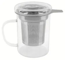 Caneca de Vidro Tramontina com Infusor de Chá 350 ml