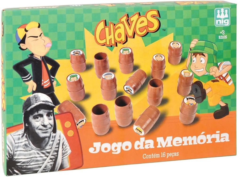 Jogo da Memória Nig Brinquedos Chaves - Verde