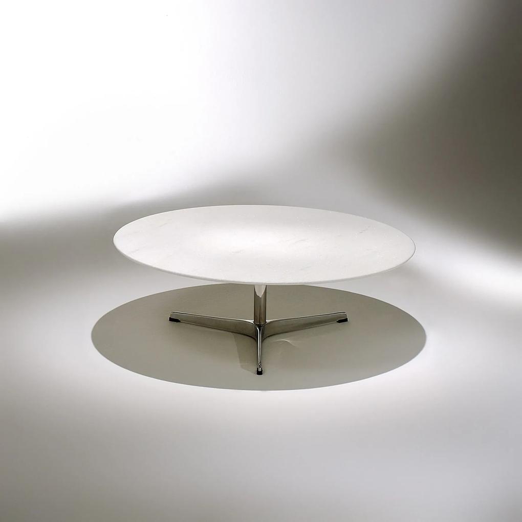 Mesa de Centro Swan Estrutura Alumínio Studio Mais Design by Arne Jacobsen