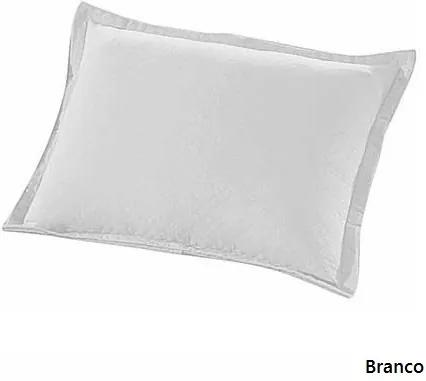 Porta Travesseiro Marrocos Liso - Branco