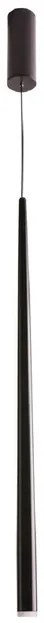 Pendente Led Metal Aluminio Preto 5w 3000k Chuvisco