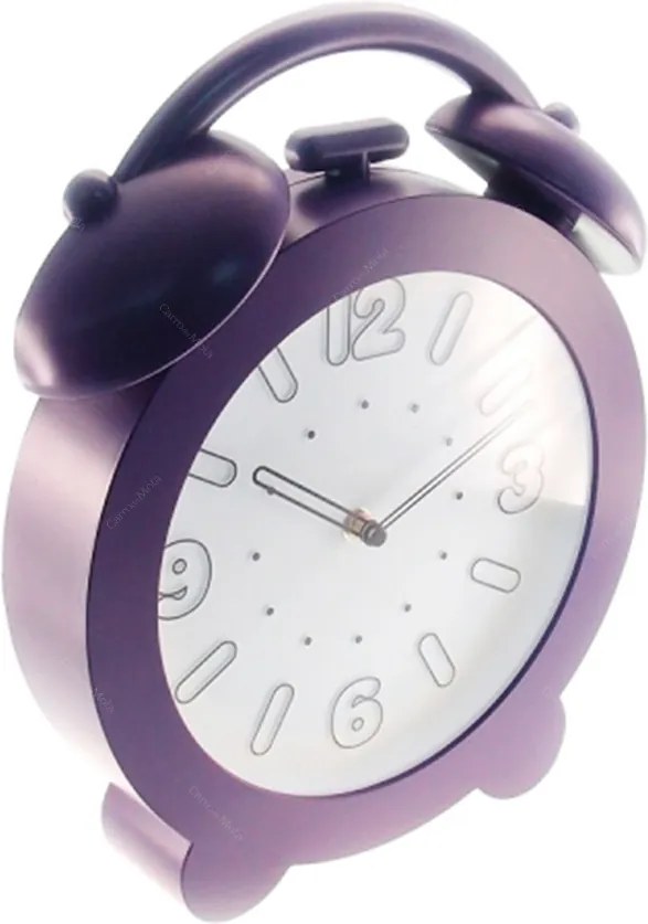 Relógio de Parede Decorativo Roxo - 32x28 cm