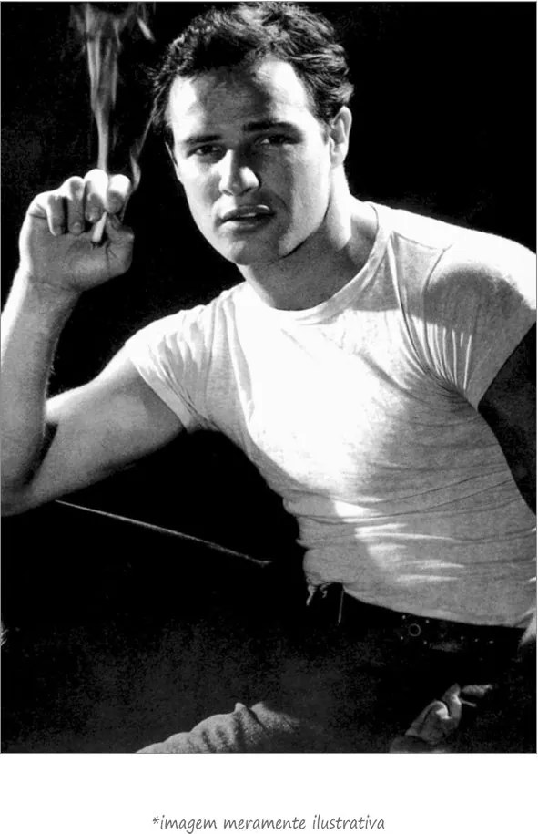 Poster Marlon Brando - Fumando (20x30cm, Apenas Impressão)