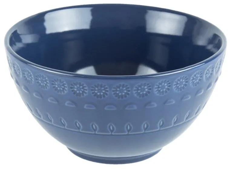 Jogo Bowl Porcelana 6 Peças Grace Azul 15cm 17563 Wolff