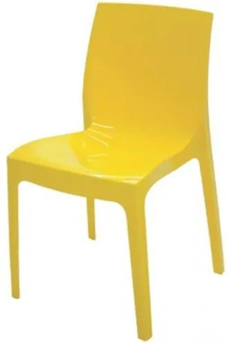 Cadeira Alice Polipropileno Cor Amarelo - 18745 Sun House