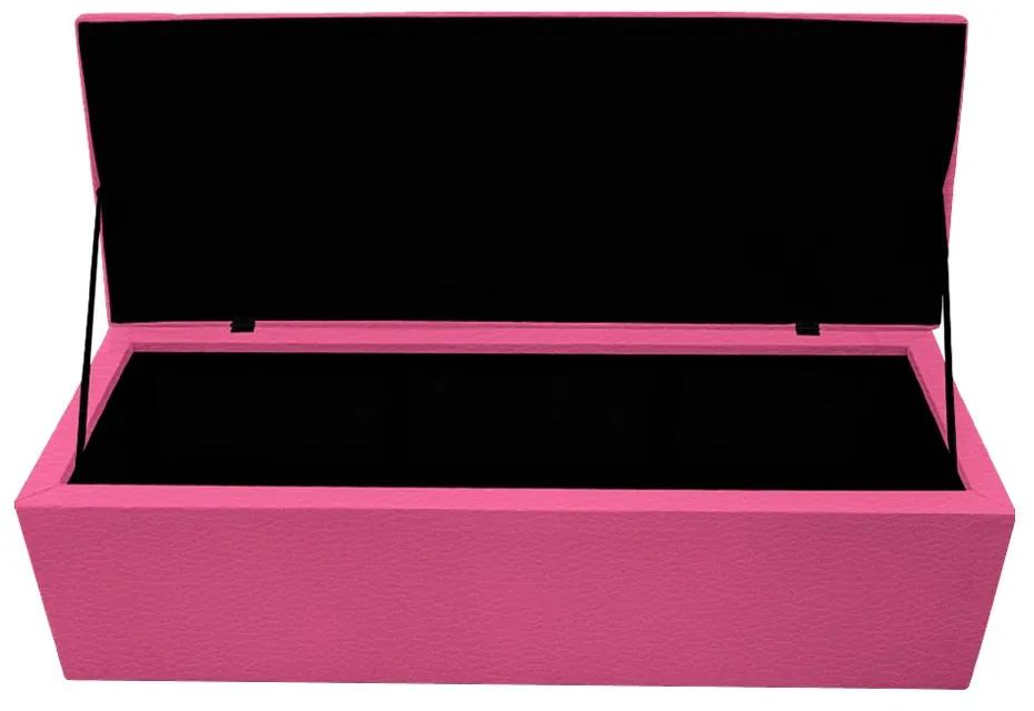 Calçadeira Copenhague 160 cm Queen Size Corano Pink - ADJ Decor