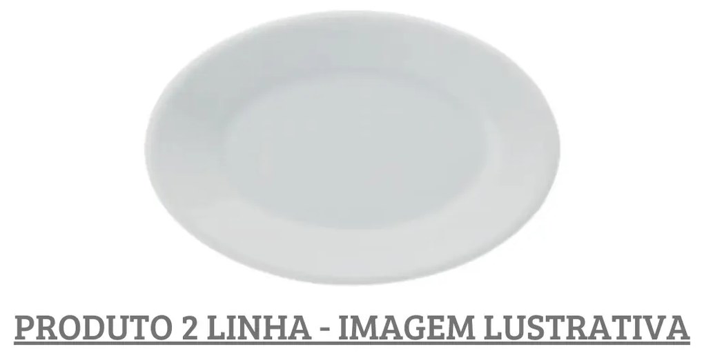 Travessa Rasa 17Cm Porcelana Schmidt - Mod. Convencional 2° Linha