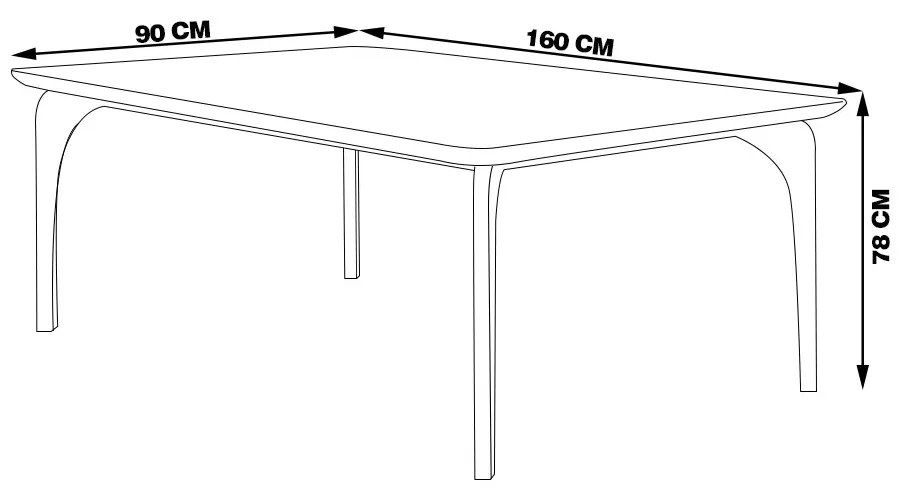 Mesa Sala de Jantar 6 Lugares 160cm Tampo com Vidro Dinamarca Branco/Freijó G13 - Gran Belo