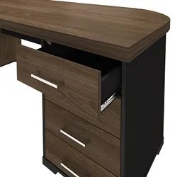 Mesa para Escritório 4 Gavetas Lado Direito 180cm Tamburato Executiva