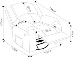 Poltrona do Papai Reclinável Pietra Glider Giratória USB FH9 PU Cinza