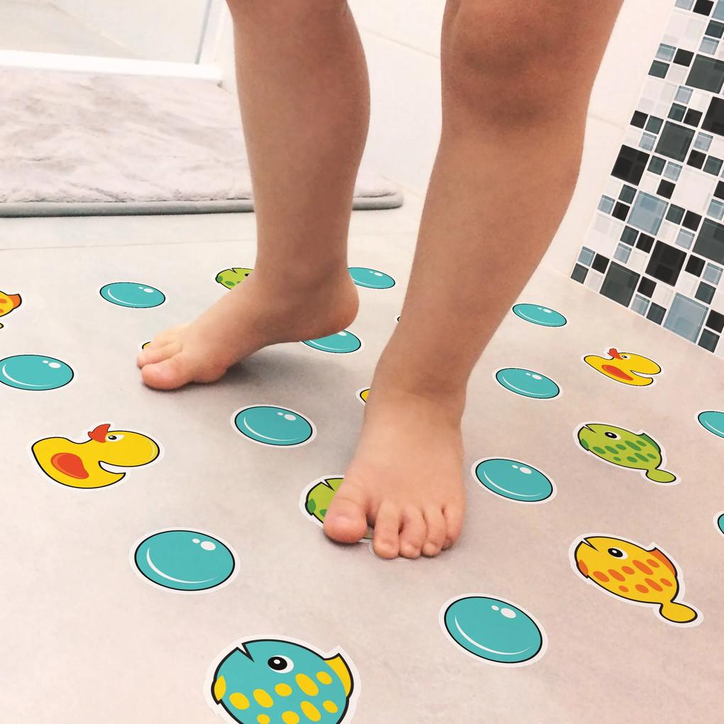 Adesivo Piso Banheiro Antiderrapante Infantil Peixinho