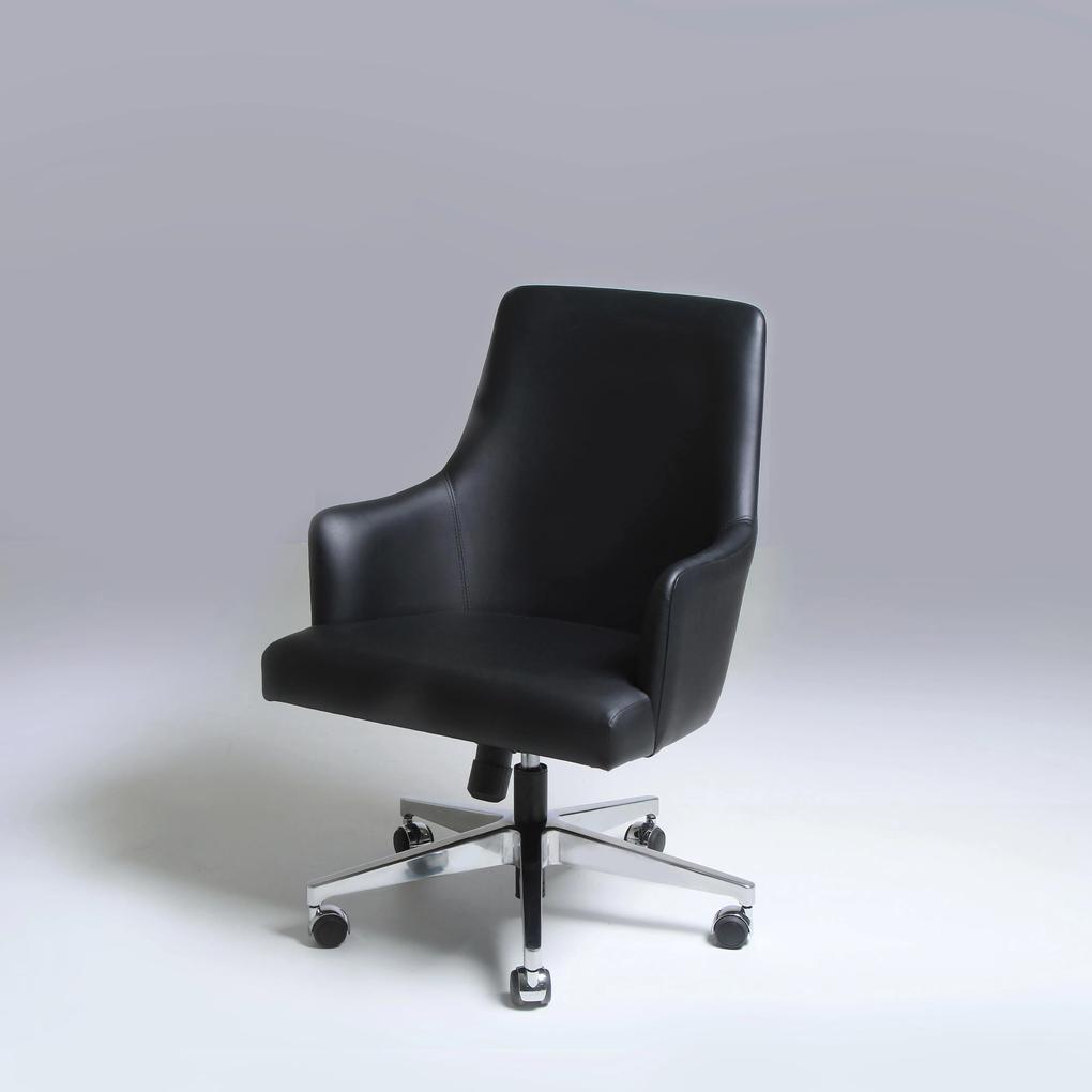 Cadeira com Braços Giratória MD Aço Inox Linha Corp Mais Design by Studio Mais