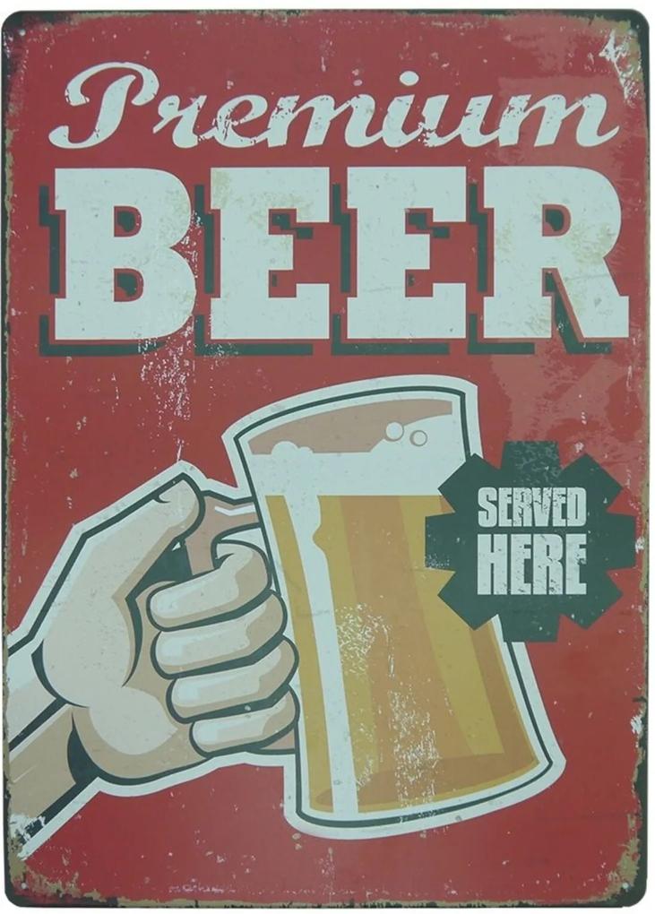 Placa De Metal Premium Beer Kasa Ideia