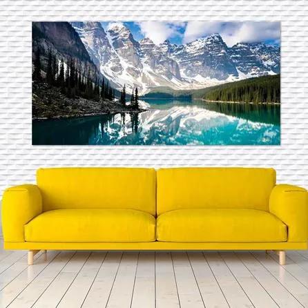Painel Fotográfico Lago Moraine, Montanhas Rocky, Canadá