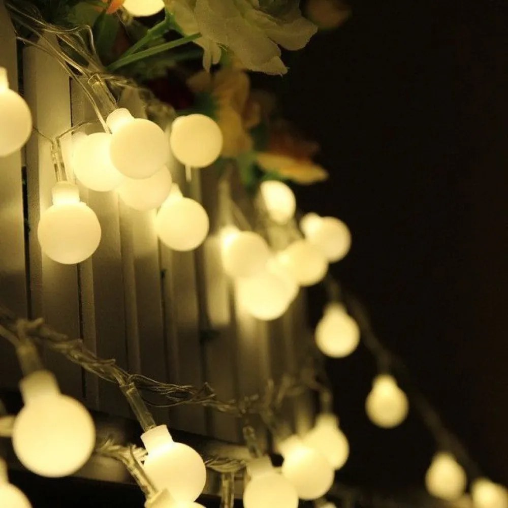 Fio de LED 20 lâmpadas à Pilha (AA)