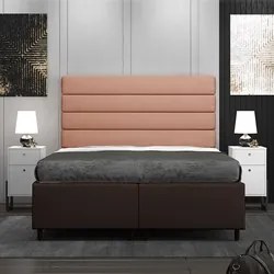 Cabeceira com Base Cama Box Casal Queen 158x198 Hit ID5 Corano Marrom/