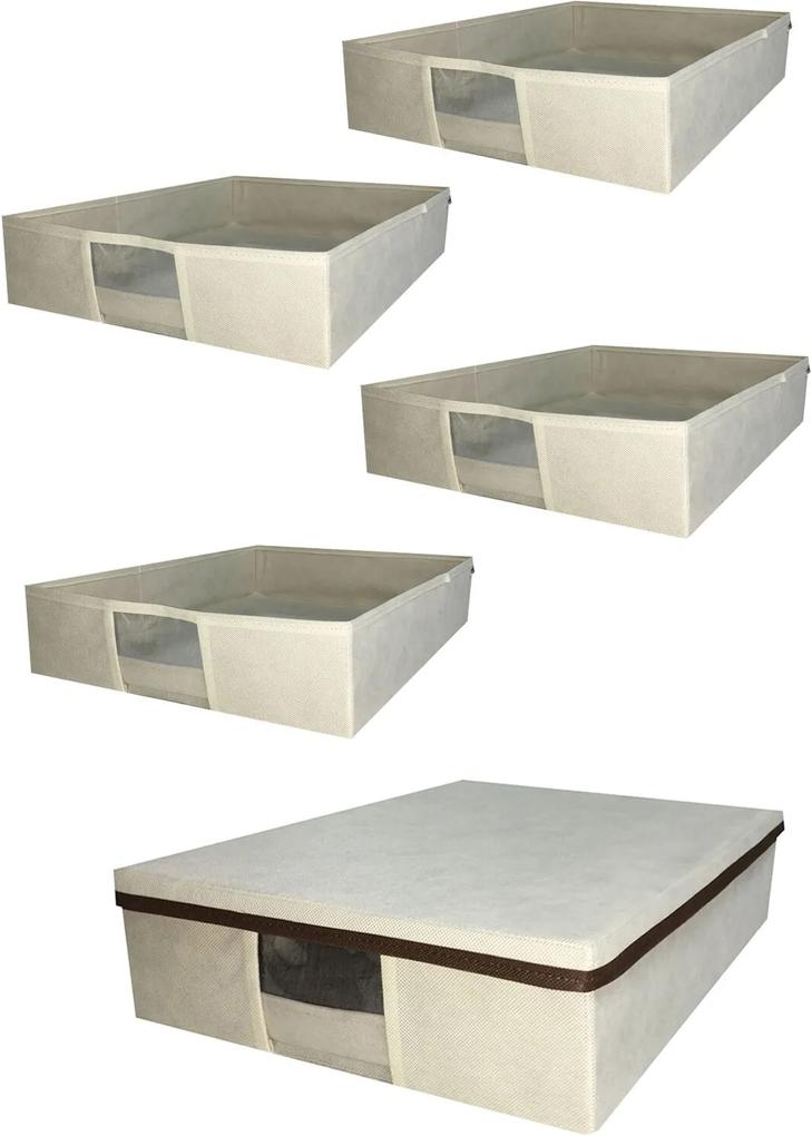 caixa organizadora para sapato e botas com visor transparente kit com 5