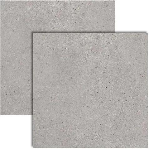 Porcelanato Concrete Gray Retificado 61x61cm - 61524 - Realce - Realce