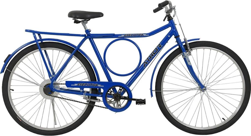 Bicicleta Aro 26 Executivo Sueco Azul Athor Bikes