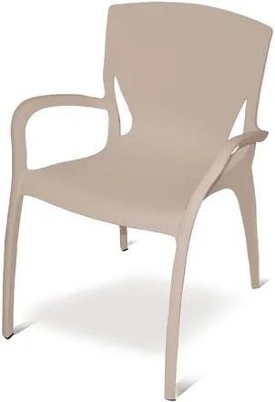 Cadeira Clarice com Braços Concreto Summa - Tramontina