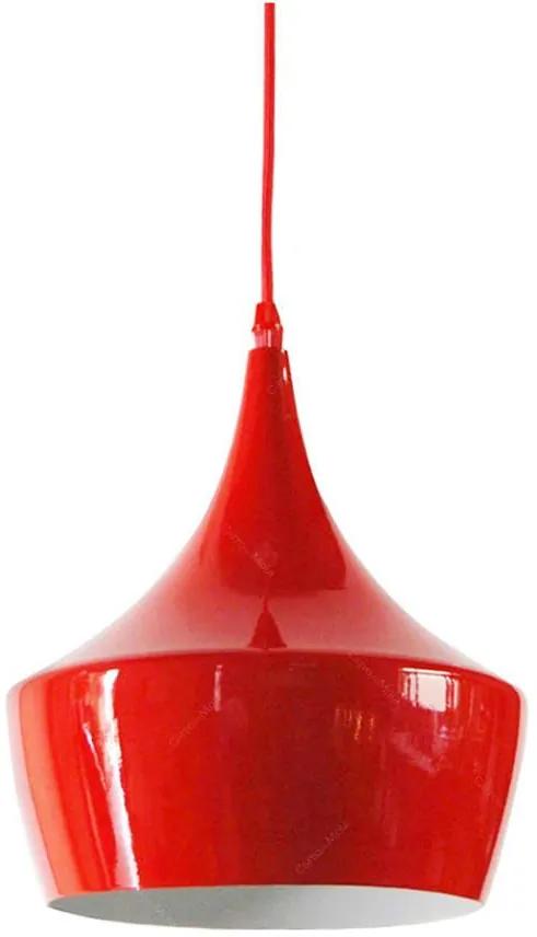 Luminária Cirque Tend Vermelho em Metal - Urban - 30x24 cm