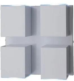 Arandela Alumínio Ideal Articulada Cube Branca 4xGU10