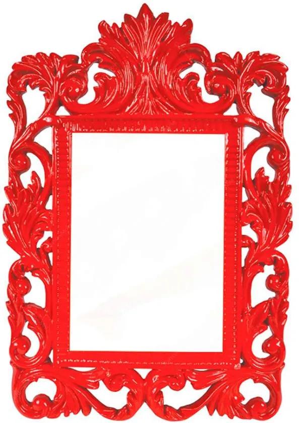 Porta-Retrato Luiz XVI Vermelho em Resina - Urban - 18x13 cm
