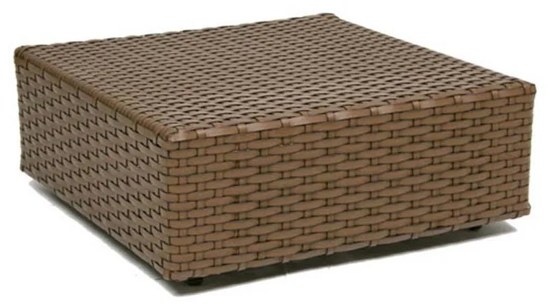 Mesa de Apoio Ibiza Área Externa Fibra Sintética Estrutura Alumínio Eco Friendly Design