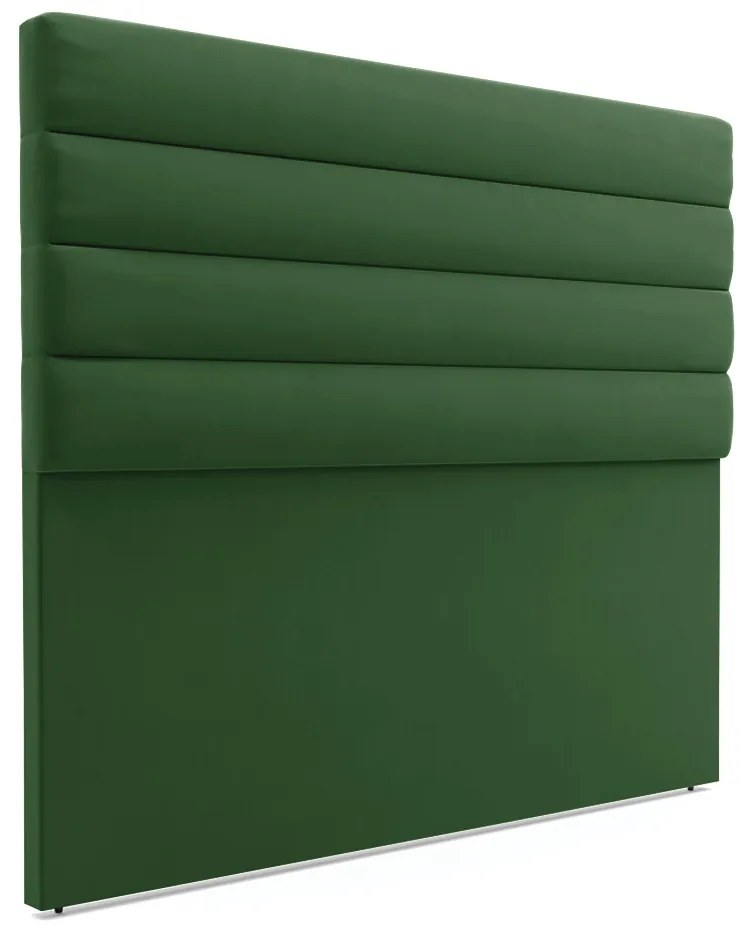 Cabeceira California Para Cama Box Casal 140 cm Suede Verde - D'Rossi