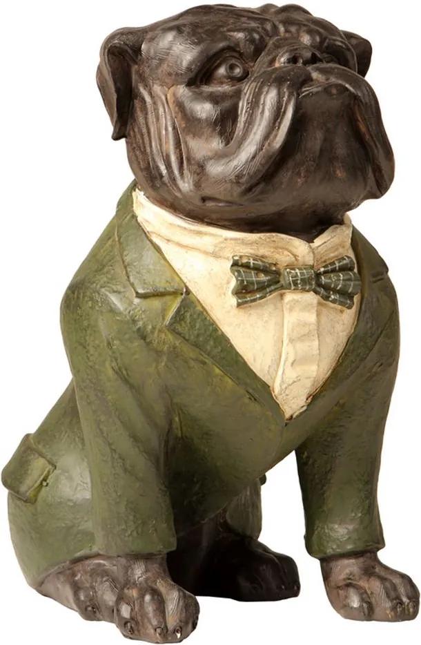 Escultura Decorativa de Resina Cachorro Ringo