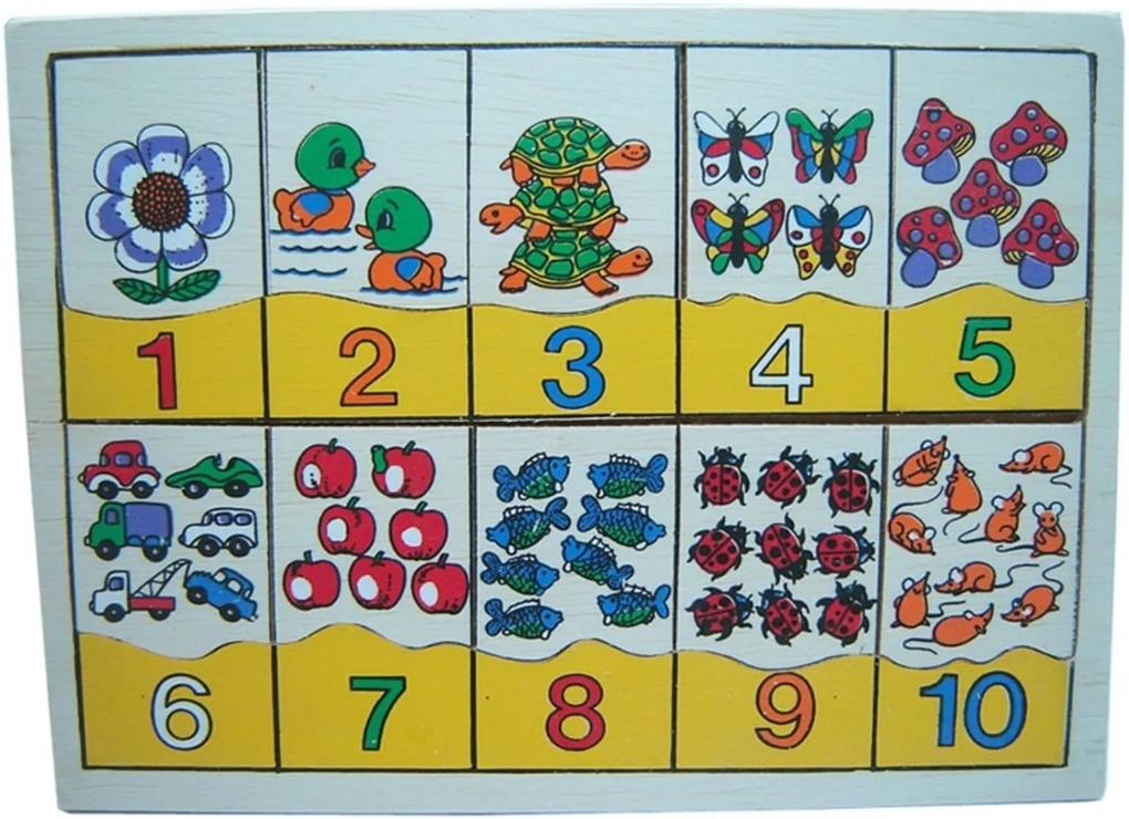 Jogo Dicá Brinquedos Numerais e Quantidades Multicolorido