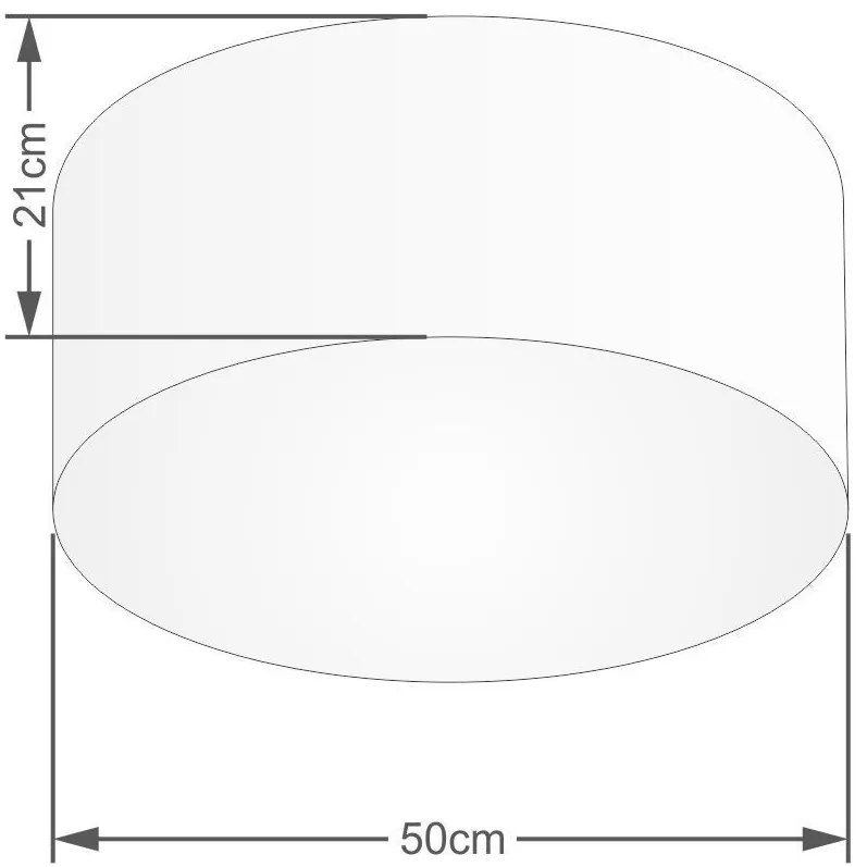 Plafon Para Quarto Cilíndrico SQ-3048 Cúpula Cor Café