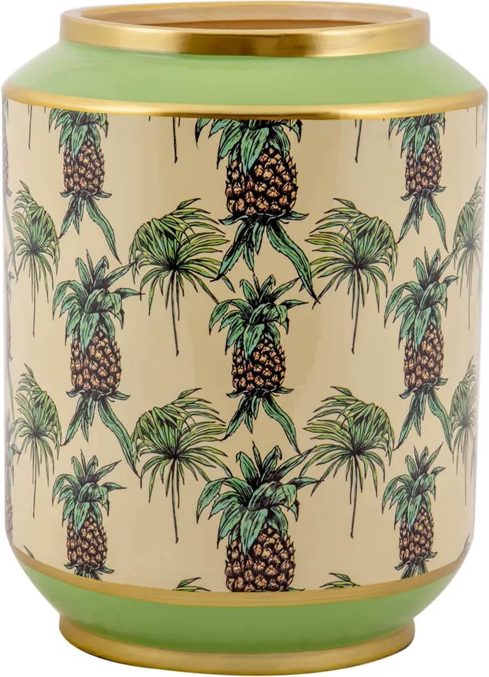 Vaso Decorativo de Porcelana Jupí - Linha Pineapple