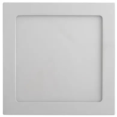 Plafon Led Embutir Aluminio Branco Quadrado 12W Yamamura - LED BRANCO NEUTRO (4000K)