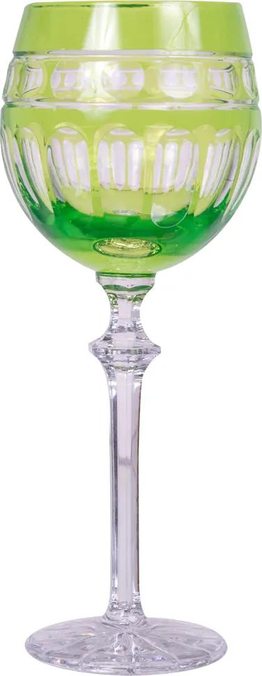 Taça de cristal Lodz para Água de 480 ml – Verde Oliva