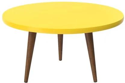 Mesa de Centro Legs Amarelo - Patrimar Móveis