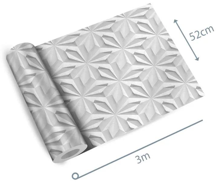 Papel de parede adesivo 3D Cimento Queimado