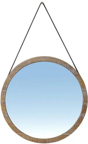 Espelho Berlim com Moldura cor Driftwood 65 cm (LARG) - 51126 Sun House