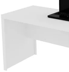 Mesa com 03 Gavetas para Home Office ME4113 Branco - Tecno Mobili