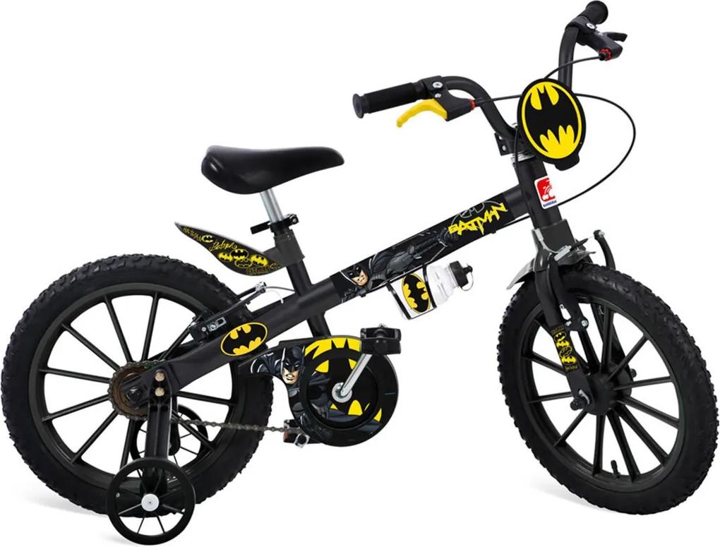 Bicicleta Aro 16 Preta Batman Bandeirante