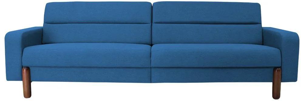 Sofá Medlyn 230cm Veludo Azul - Gran Belo