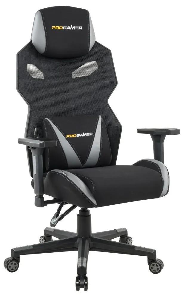 Cadeira Gamer Executiva PRO-X Gaming Reclinável Giratória Preto/Cinza G56 - Gran Belo