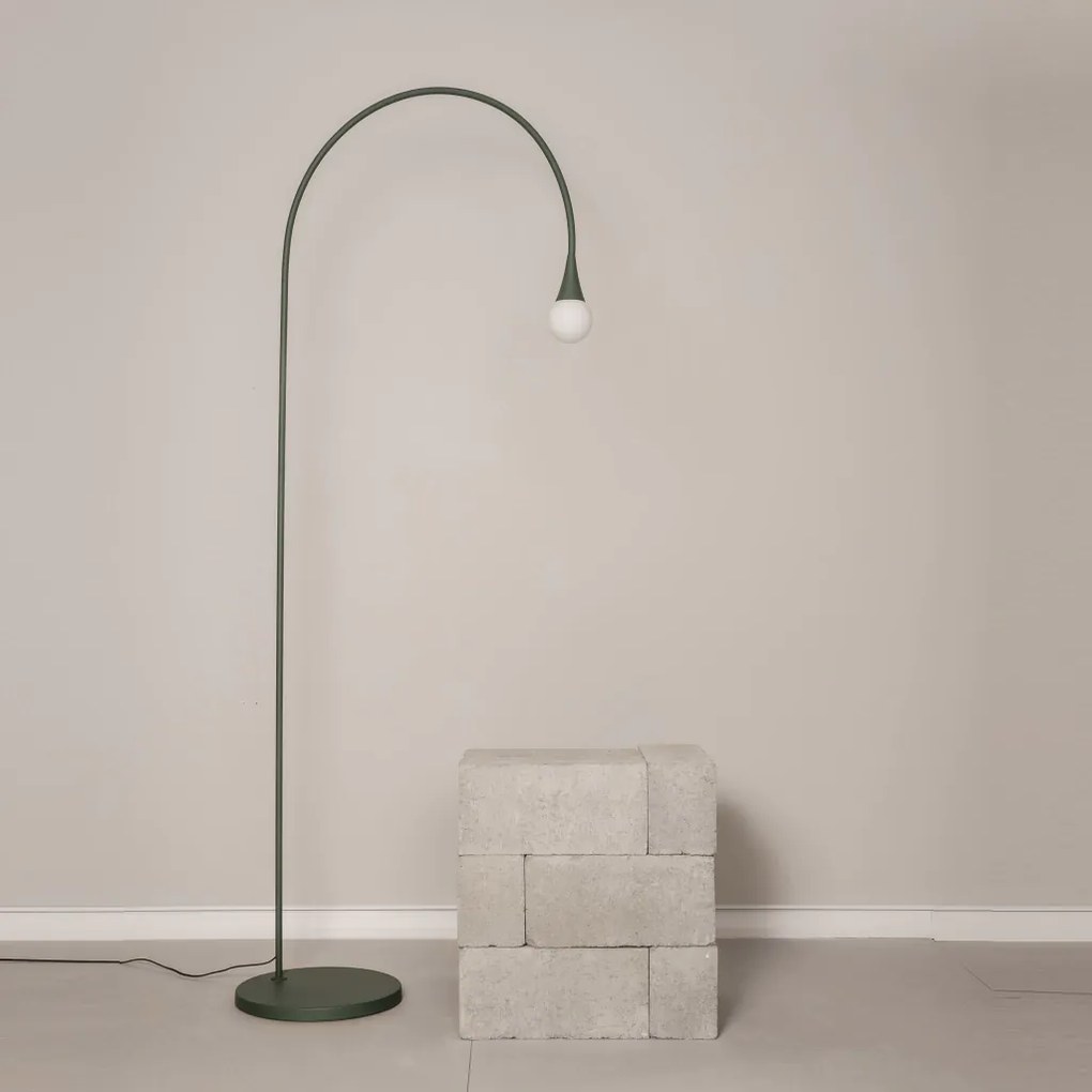 Luminária De Chão Jazz Pivô Base Piso 38X210X70Cm 1Xe27 - Usina 52010/... (MT-M - Mate Metálico)