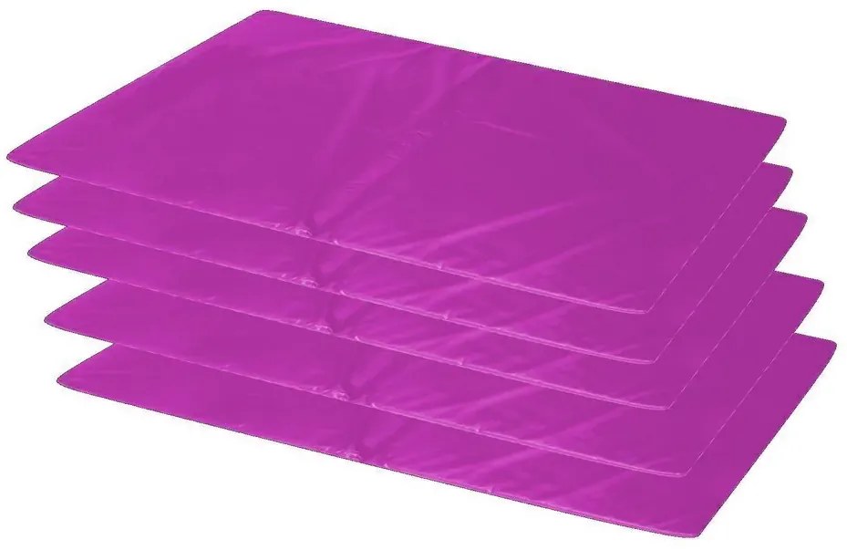 Kit 5 Colchonetes Academia - 100 X 60 X 3 - D33 - Orthovida (Roxo)